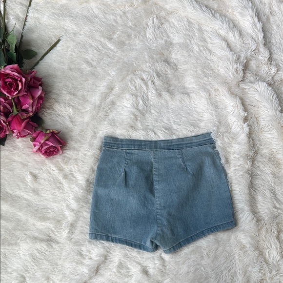 Denim Blue Women's Shorts - Picture 2 of 2